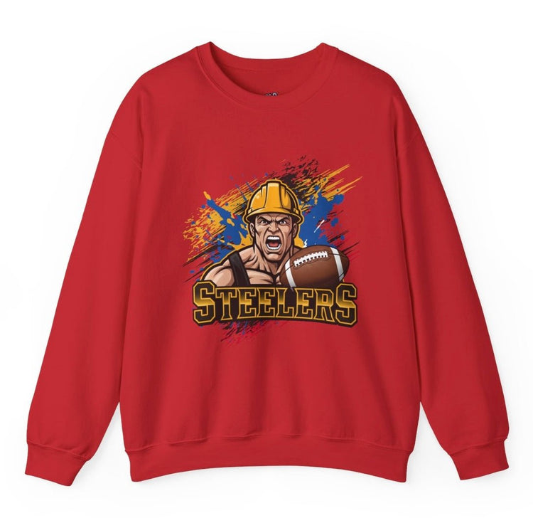 Steelers Football Game Day Pittsburgh Crewneck Sweatshirt - Bold Printed Tees