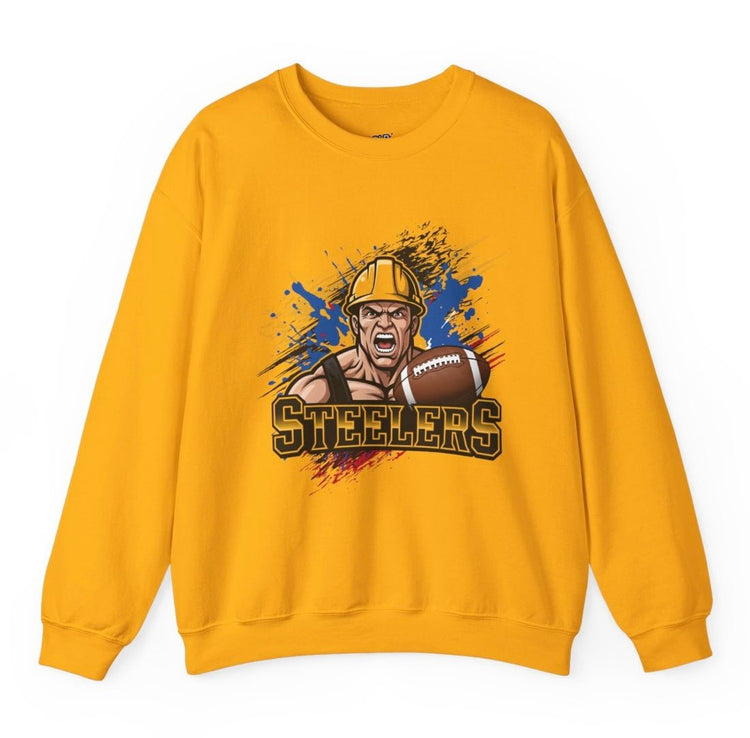 Steelers Football Game Day Pittsburgh Crewneck Sweatshirt - Bold Printed Tees
