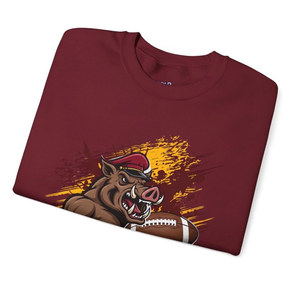 Commanders Football Sport Washington Graphic Crewneck Sweatshirt - Bold Printed Tees