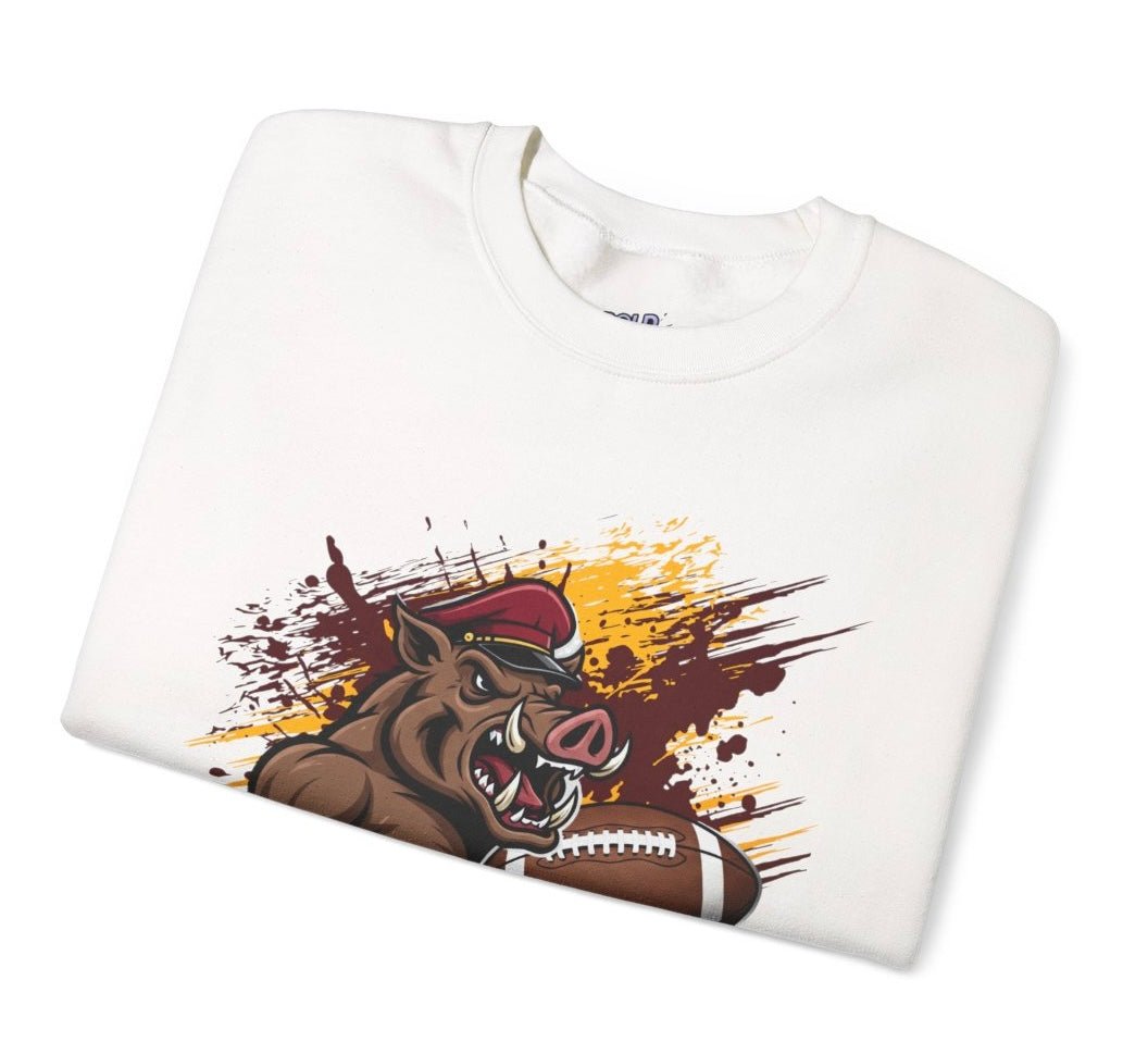 Commanders Football Sport Washington Graphic Crewneck Sweatshirt - Bold Printed Tees