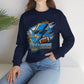 Chargers Football Lightning Bolt Design Los Angeles Crewneck Sweatshirt - Bold Printed Tees