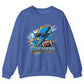 Chargers Football Lightning Bolt Design Los Angeles Crewneck Sweatshirt - Bold Printed Tees