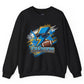 Chargers Football Lightning Bolt Design Los Angeles Crewneck Sweatshirt - Bold Printed Tees