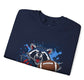 Titans Football Raccoon Tennessee Crewneck Sweatshirt - Bold Printed Tees