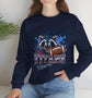 Titans Football Raccoon Tennessee Crewneck Sweatshirt - Bold Printed Tees