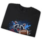 Titans Football Raccoon Tennessee Crewneck Sweatshirt - Bold Printed Tees