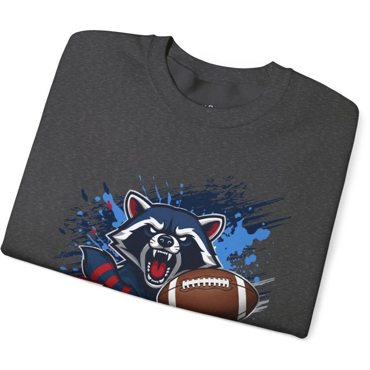 Titans Football Raccoon Tennessee Crewneck Sweatshirt - Bold Printed Tees