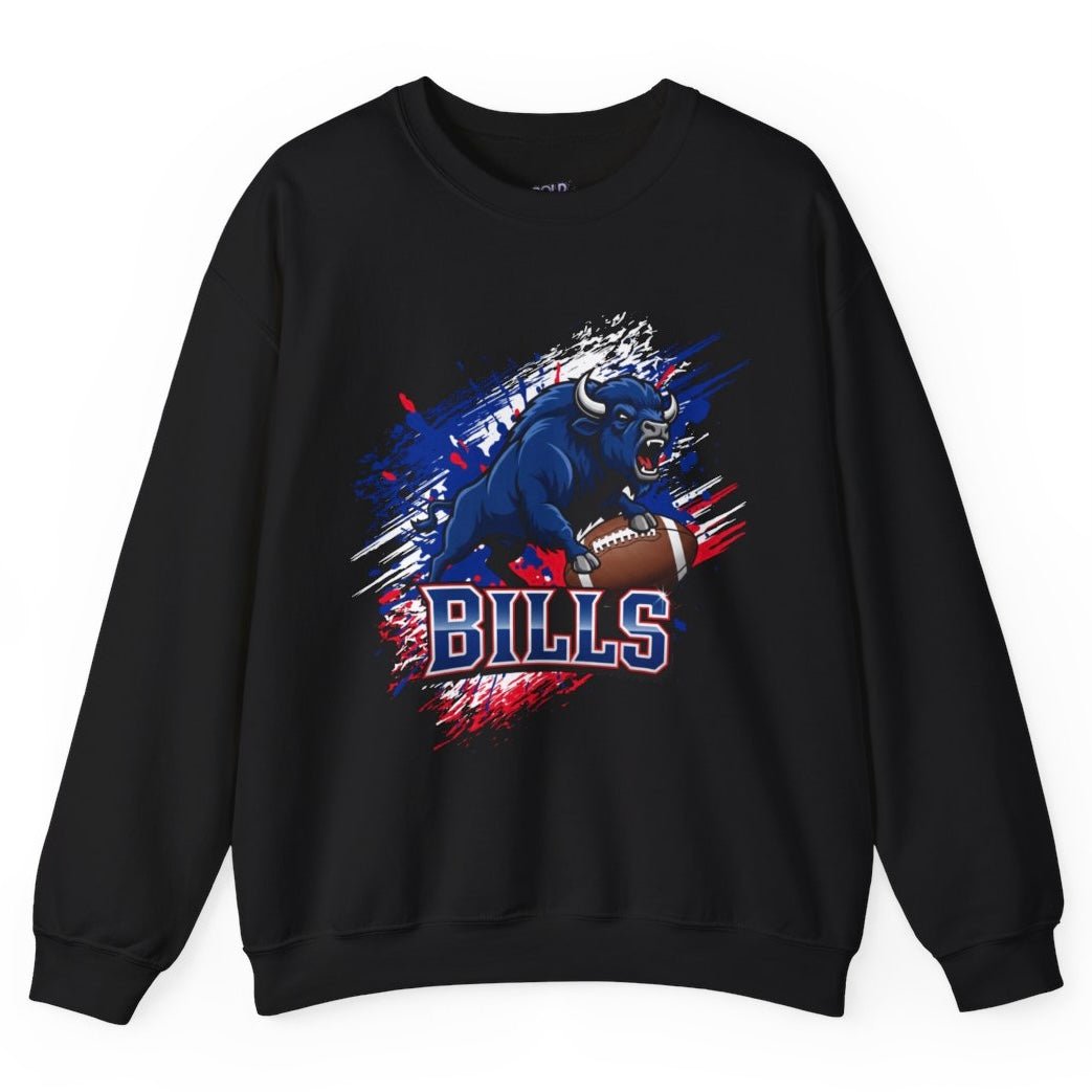 Bills Football Gameday Buffalo Crewneck Sweatshirt - Bold Printed Tees