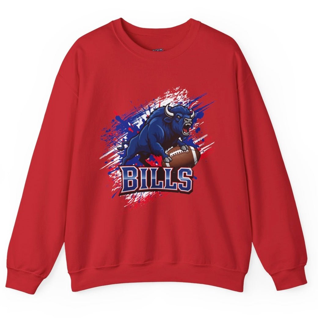 Bills Football Gameday Buffalo Crewneck Sweatshirt - Bold Printed Tees