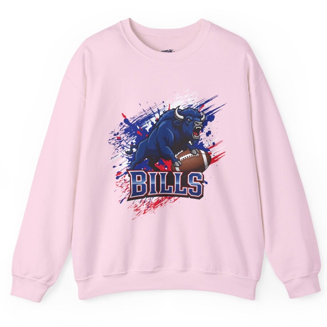 Bills Football Gameday Buffalo Crewneck Sweatshirt - Bold Printed Tees