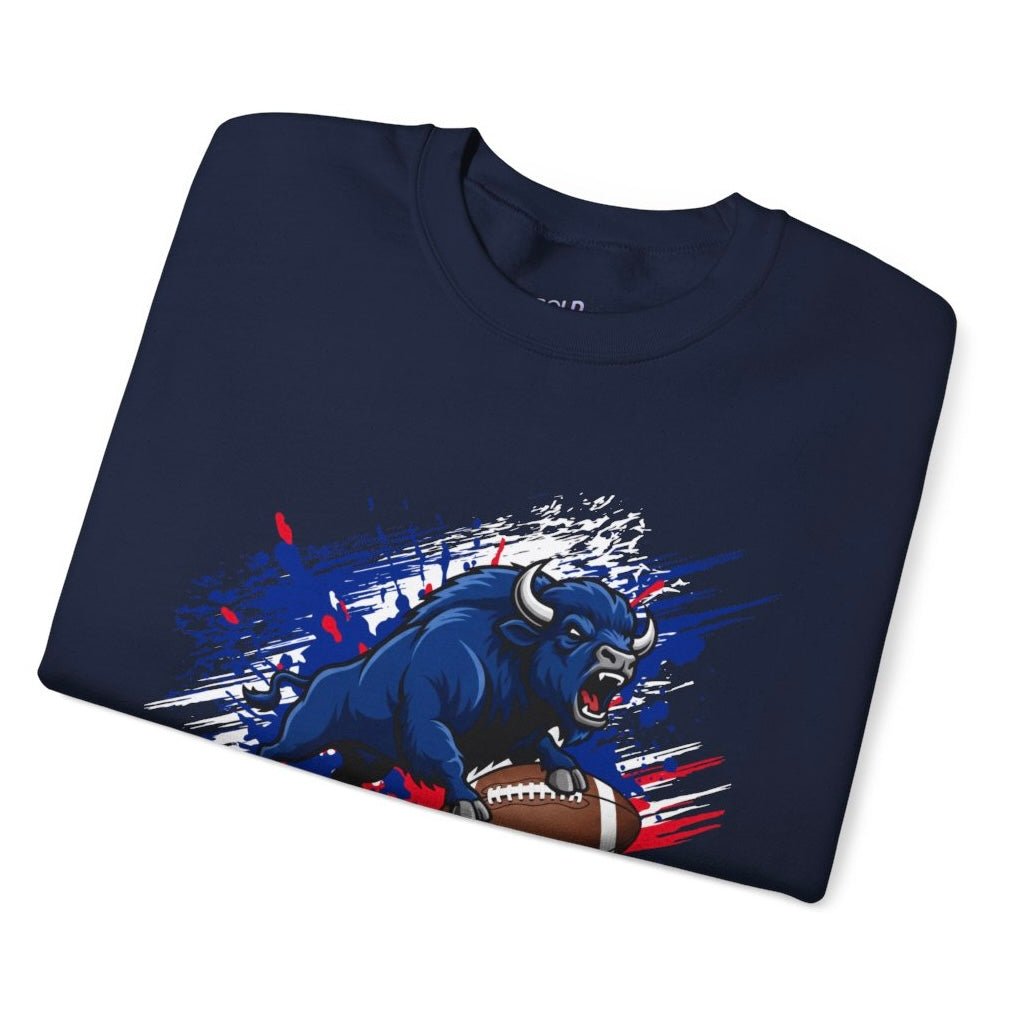 Bills Football Gameday Buffalo Crewneck Sweatshirt - Bold Printed Tees