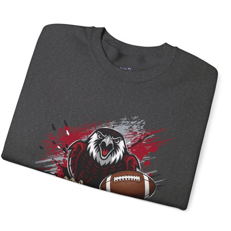 Falcons Football Hawk Atlanta Crewneck Sweatshirt - Bold Printed Tees