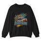 Jaguars Football Bold Jaguar Jacksonville Crewneck Sweatshirt - Bold Printed Tees