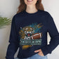 Jaguars Football Bold Jaguar Jacksonville Crewneck Sweatshirt - Bold Printed Tees