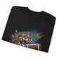 Jaguars Football Bold Jaguar Jacksonville Crewneck Sweatshirt - Bold Printed Tees