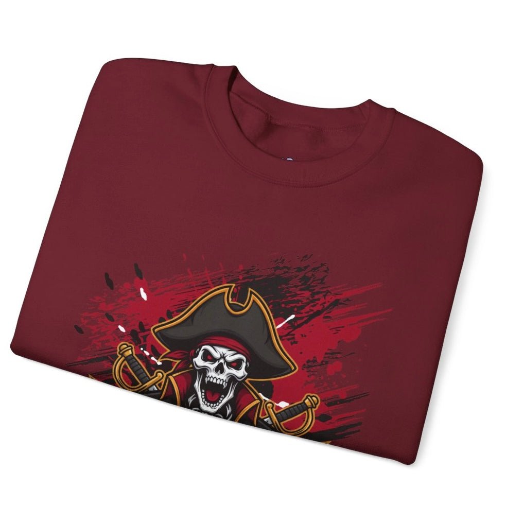 Buccaneers Football Pirate Tampa Bay Crewneck Sweatshirt - Bold Printed Tees