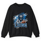 Lions Football Fierce Lion Design Detroit Crewneck Sweatshirt - Bold Printed Tees