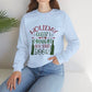 Holiday Cheer I Thought You Said Beer Funny Holiday Crewneck Sweatshirt - Bold Printed Tees