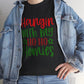 Hangin’ with My Ho Ho Homies Christmas T-Shirt Holiday Graphic Tee - Bold Printed Tees