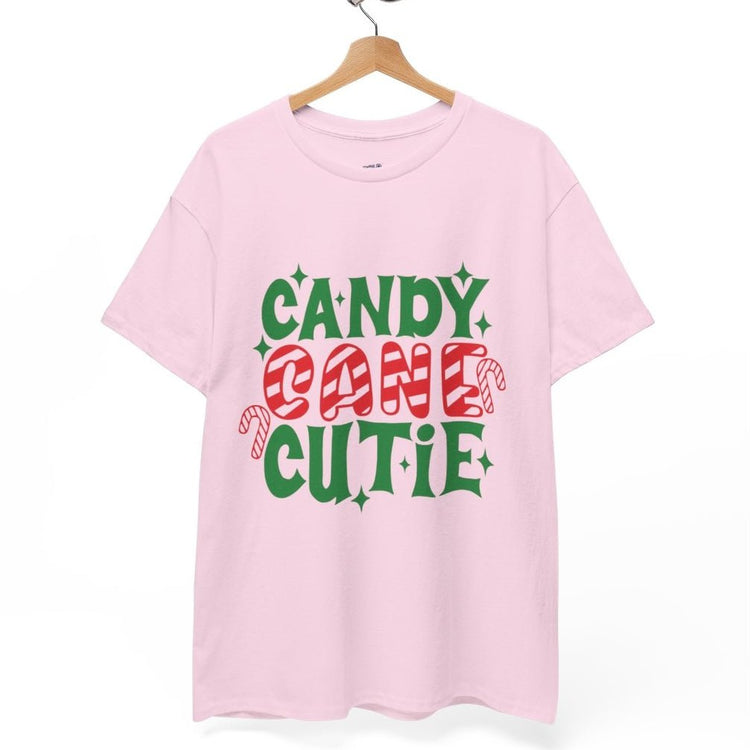 Candy Cane Cutie Holiday Adorable Christmas T-Shirt - Bold Printed Tees