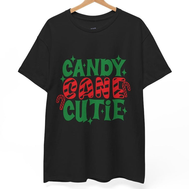 Candy Cane Cutie Holiday Adorable Christmas T-Shirt - Bold Printed Tees