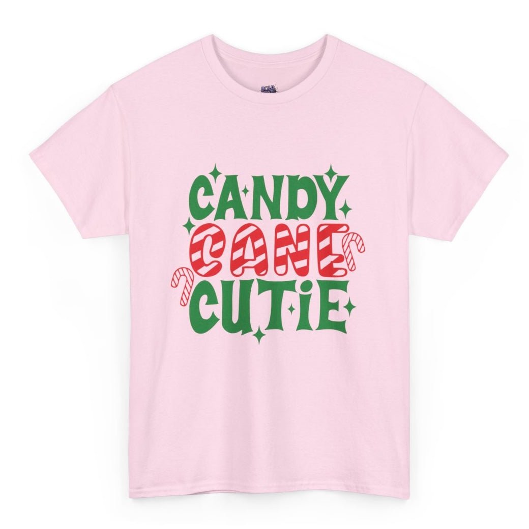Candy Cane Cutie Holiday Adorable Christmas T-Shirt - Bold Printed Tees