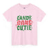 Candy Cane Cutie Holiday Adorable Christmas T-Shirt - Bold Printed Tees
