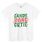 Candy Cane Cutie Holiday Adorable Christmas T-Shirt - Bold Printed Tees