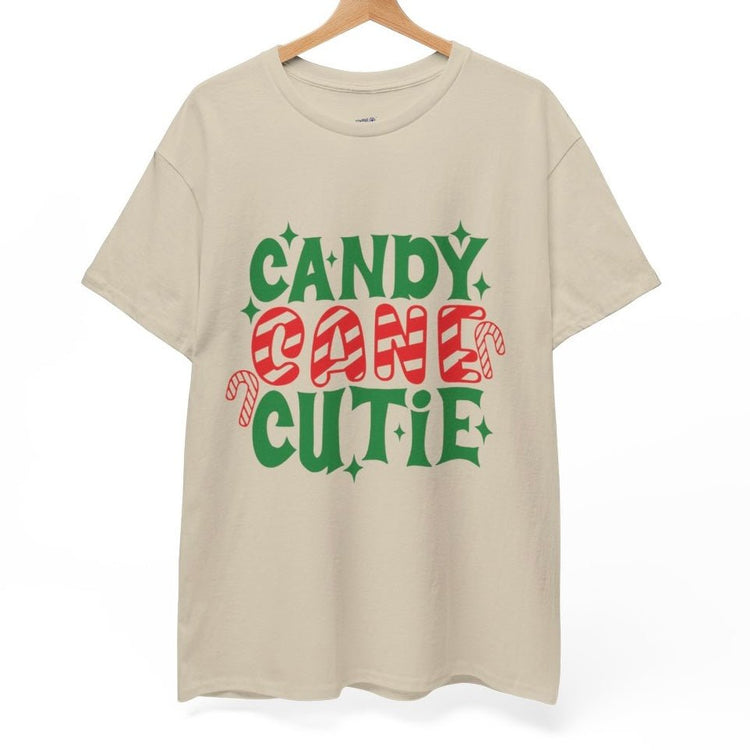 Candy Cane Cutie Holiday Adorable Christmas T-Shirt - Bold Printed Tees