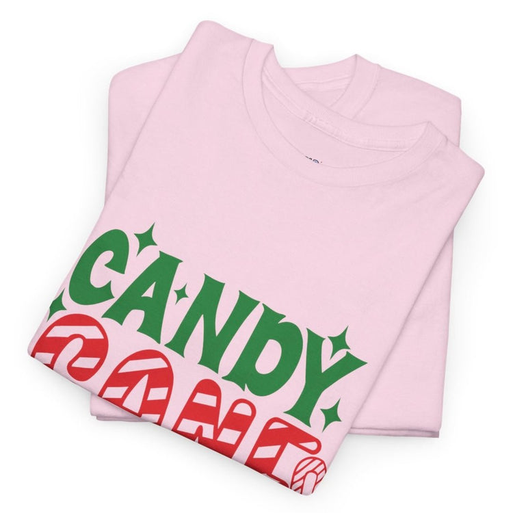 Candy Cane Cutie Holiday Adorable Christmas T-Shirt - Bold Printed Tees