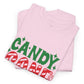 Candy Cane Cutie Holiday Adorable Christmas T-Shirt - Bold Printed Tees