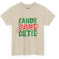 Candy Cane Cutie Holiday Adorable Christmas T-Shirt - Bold Printed Tees