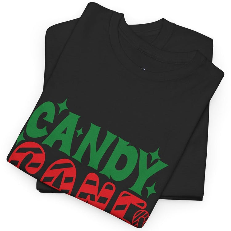 Candy Cane Cutie Holiday Adorable Christmas T-Shirt - Bold Printed Tees