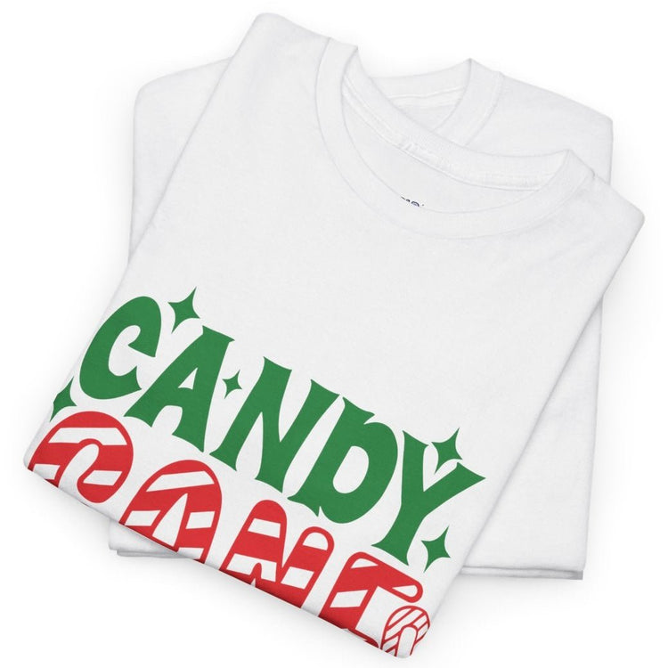 Candy Cane Cutie Holiday Adorable Christmas T-Shirt - Bold Printed Tees