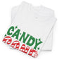 Candy Cane Cutie Holiday Adorable Christmas T-Shirt - Bold Printed Tees