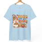 Gobble Till You Hobble Funny Thanksgiving Holiday Gnome T-Shirt - Bold Printed Tees