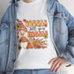 Gobble Till You Hobble Funny Thanksgiving Holiday Gnome T-Shirt - Bold Printed Tees