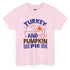Turkey Football and Pumpkin Pie Thanksgiving Holiday Shirt - Bold Printed Tees