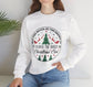 Christmas Eve Search The Skies Magic Holiday Crewneck Sweatshirt - Bold Printed Tees