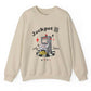 Jackpot Lucky Bastard Slot Machine Crewneck Sweatshirt - Bold Printed Tees