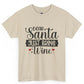 Dear Santa Just Bring Wine Funny Holiday Christmas Shirt - Bold Printed Tees