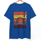 Gobble Gobble Gobble Turkey Holiday Thanksgiving T-Shirt - Bold Printed Tees