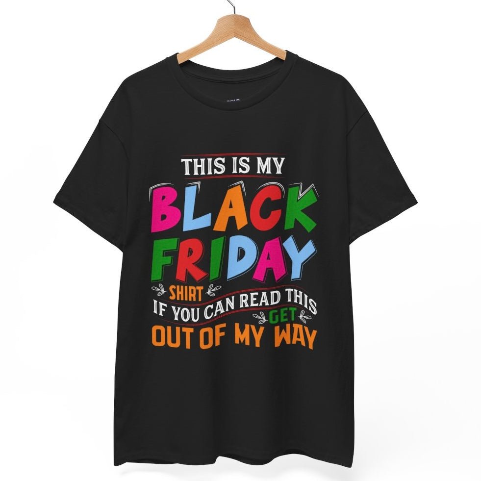 This Is My Black Friday Shirt Funny Shopping Graphic Tee - Bold Printed Tees