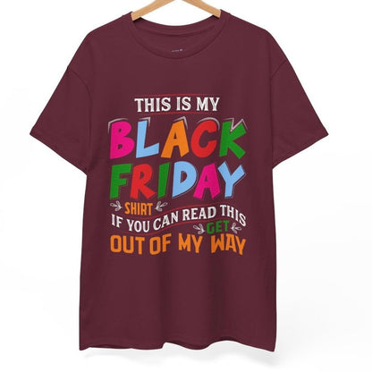 This Is My Black Friday Shirt Funny Shopping Graphic Tee - Bold Printed Tees