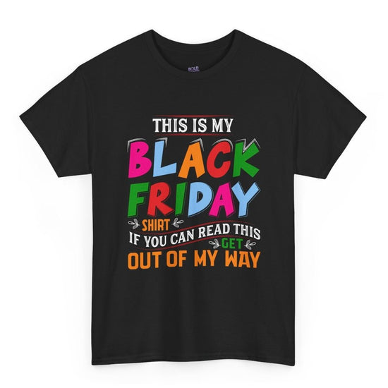 This Is My Black Friday Shirt Funny Shopping Graphic Tee - Bold Printed Tees