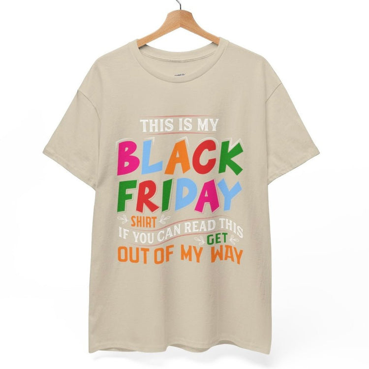 This Is My Black Friday Shirt Funny Shopping Graphic Tee - Bold Printed Tees