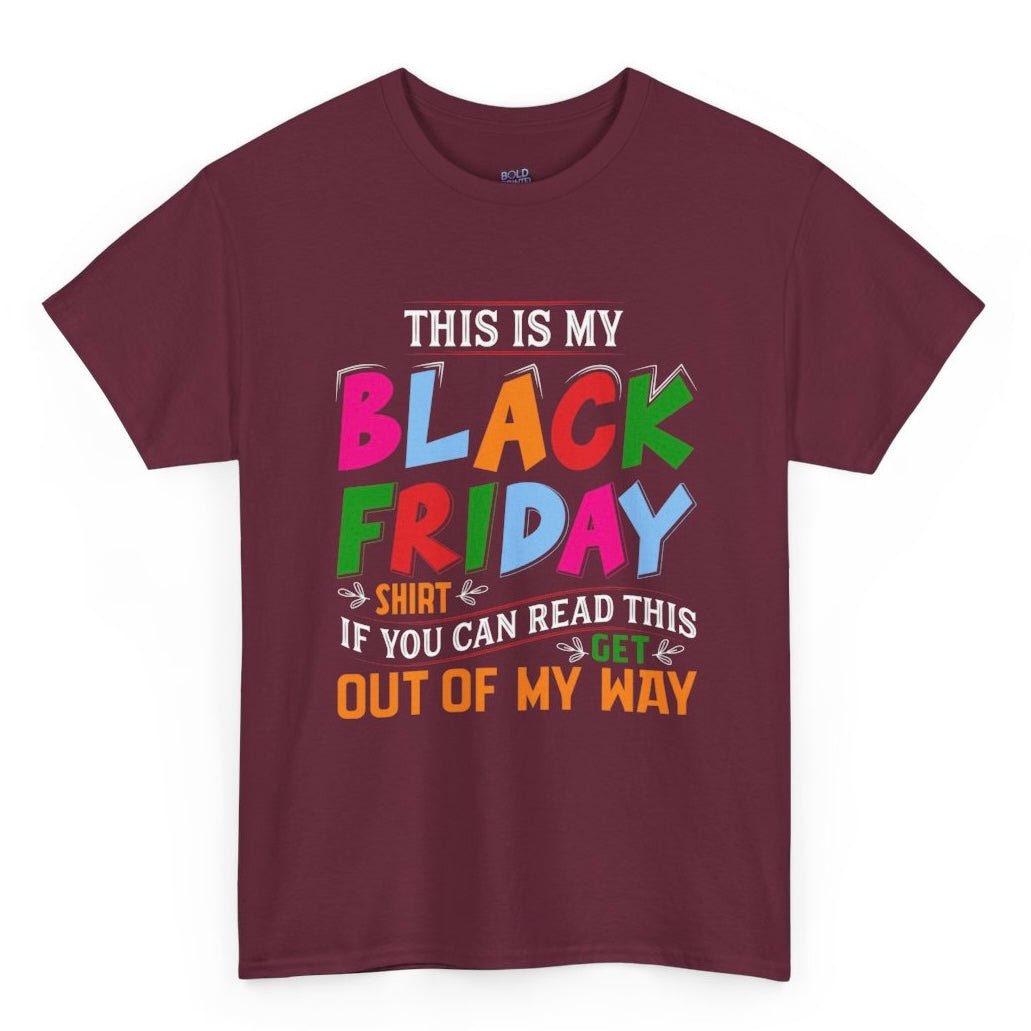 This Is My Black Friday Shirt Funny Shopping Graphic Tee - Bold Printed Tees