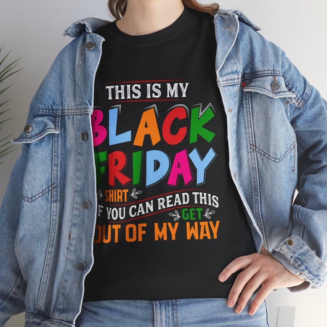 This Is My Black Friday Shirt Funny Shopping Graphic Tee - Bold Printed Tees