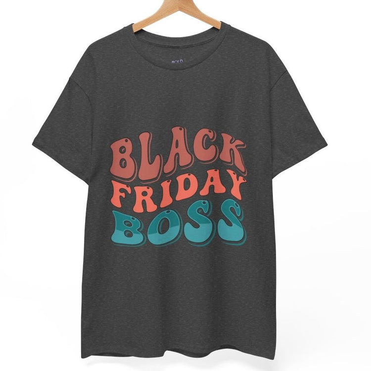 Black Friday Boss Funny Shopping T-Shirt - Bold Printed Tees