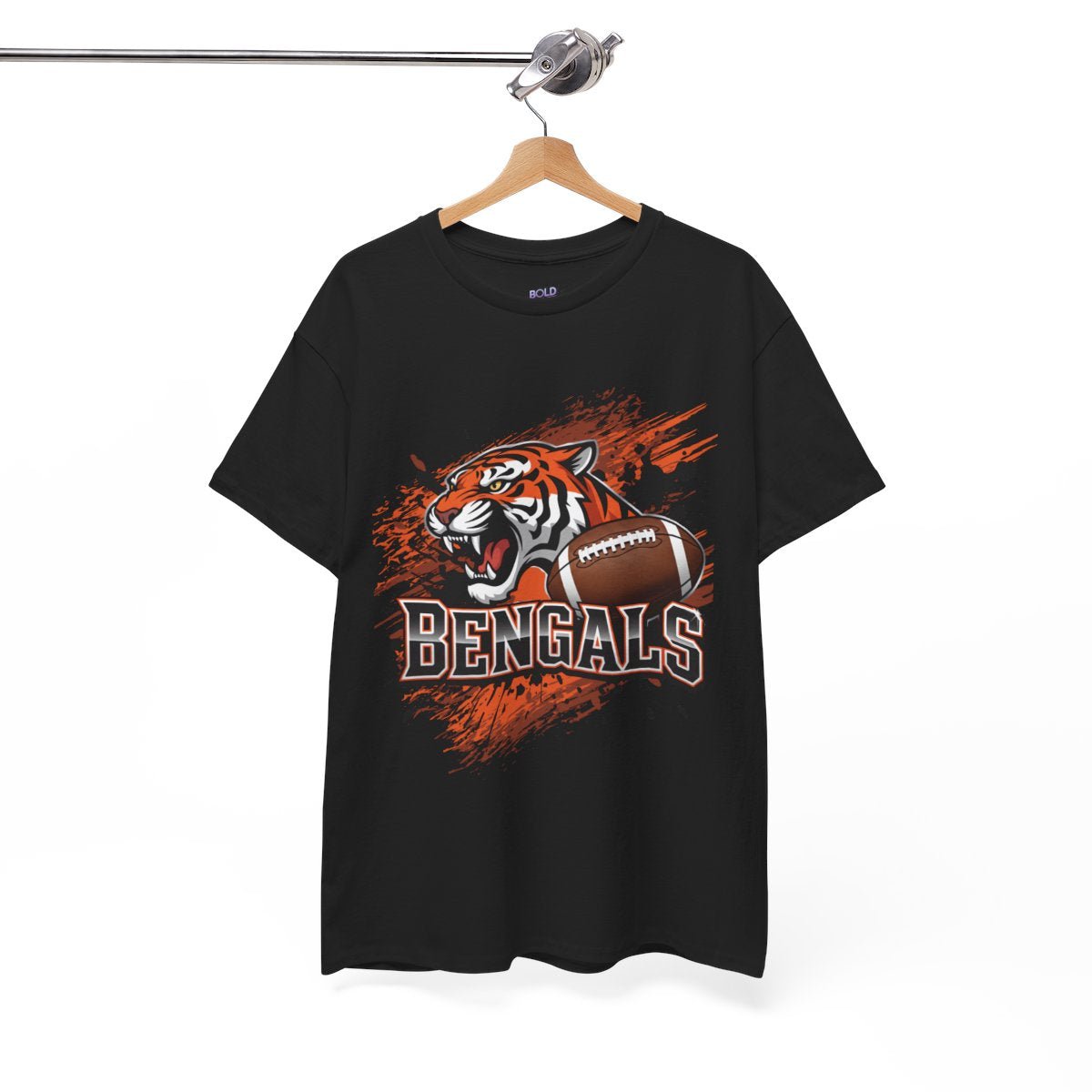Bengals Football Fierce Tiger Bengal Cincinnati Graphic Shirt - Bold Printed Tees